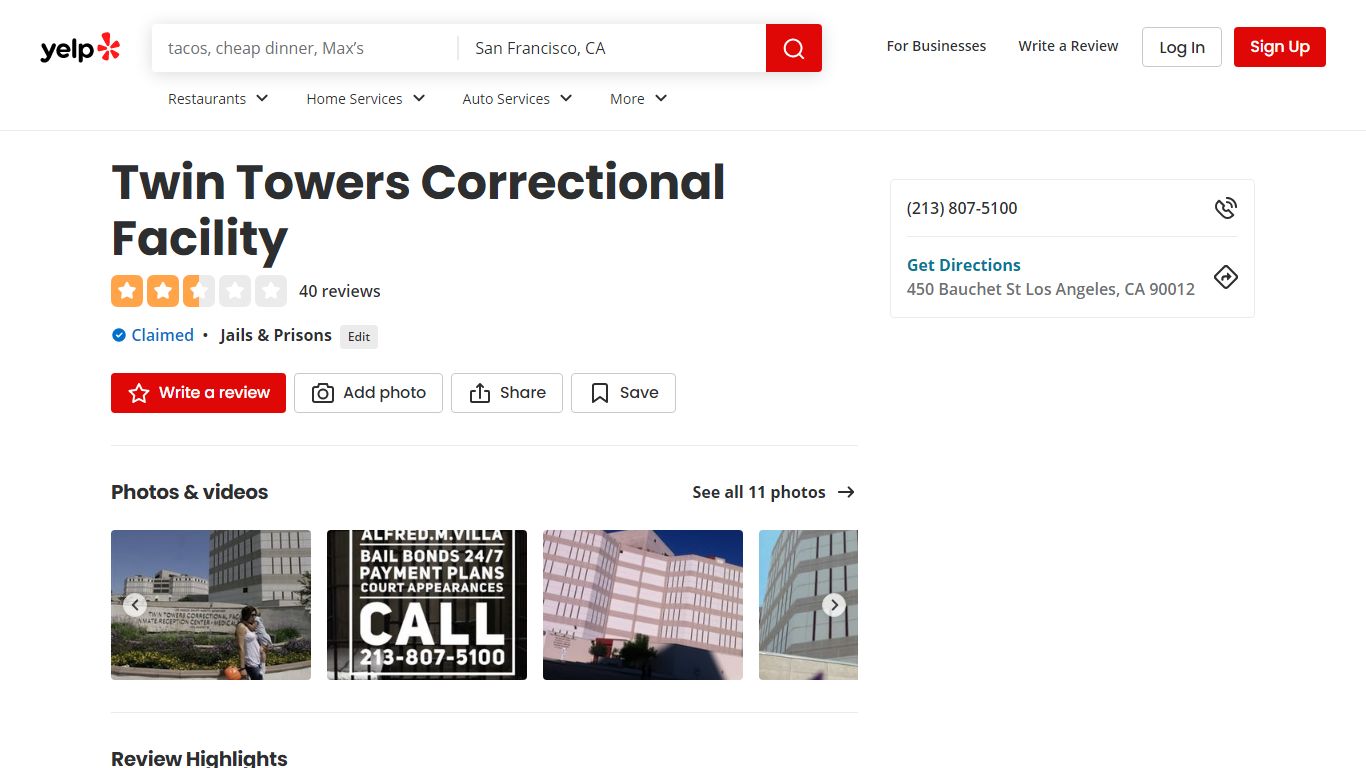 TWIN TOWERS CORRECTIONAL FACILITY - 12 Photos & 41 Reviews ...